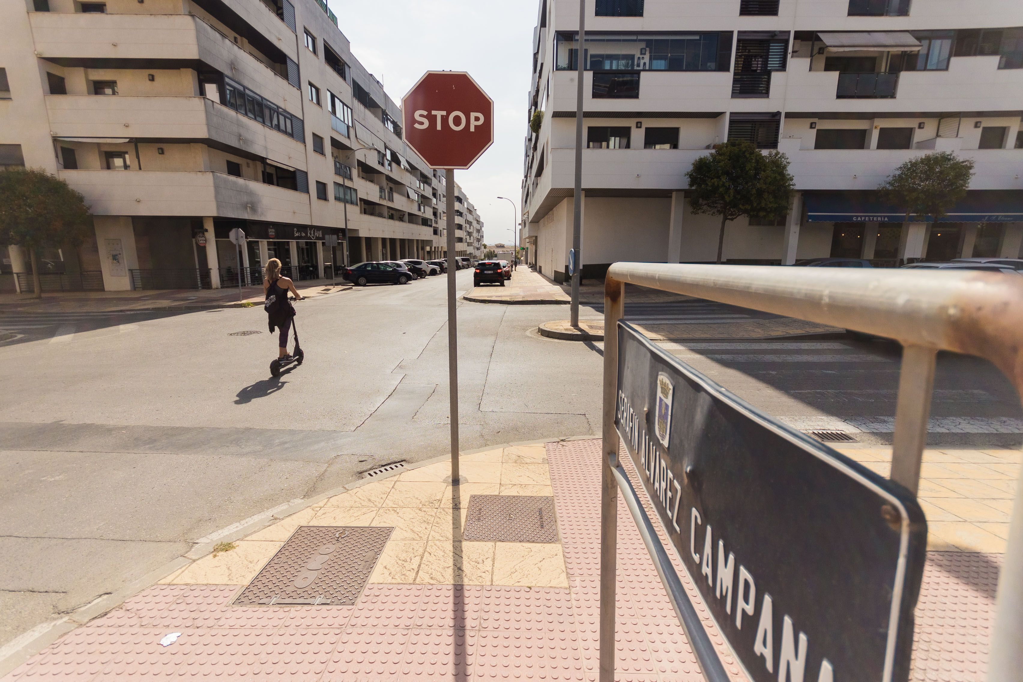 Una de las calles del barrio portuense.
