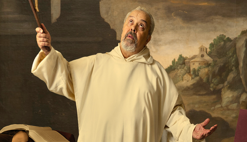 Una de las fotografías de la exposición 'Zurbarán, la luz imposible'. 