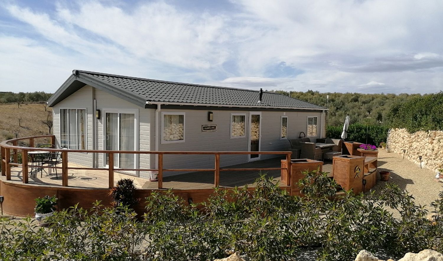 Imagen de archivo de una casa prefabricada. Alertan de los riesgos de colocar estas viviendas en suelo rústico.