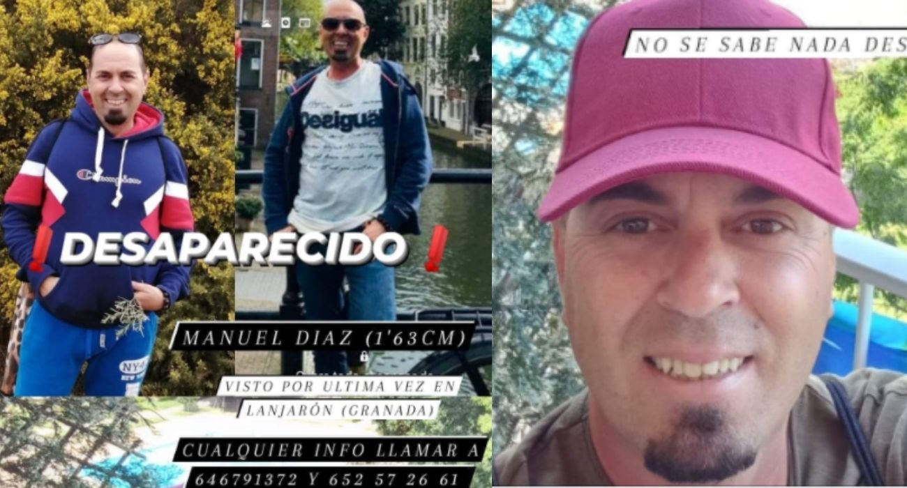 Manuel Díaz, jerezano desaparecido en Lanjarón.