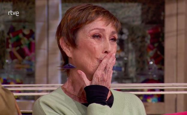 La última aparición de Verónica Forqué en televisión tres meses después de su muerte. 
