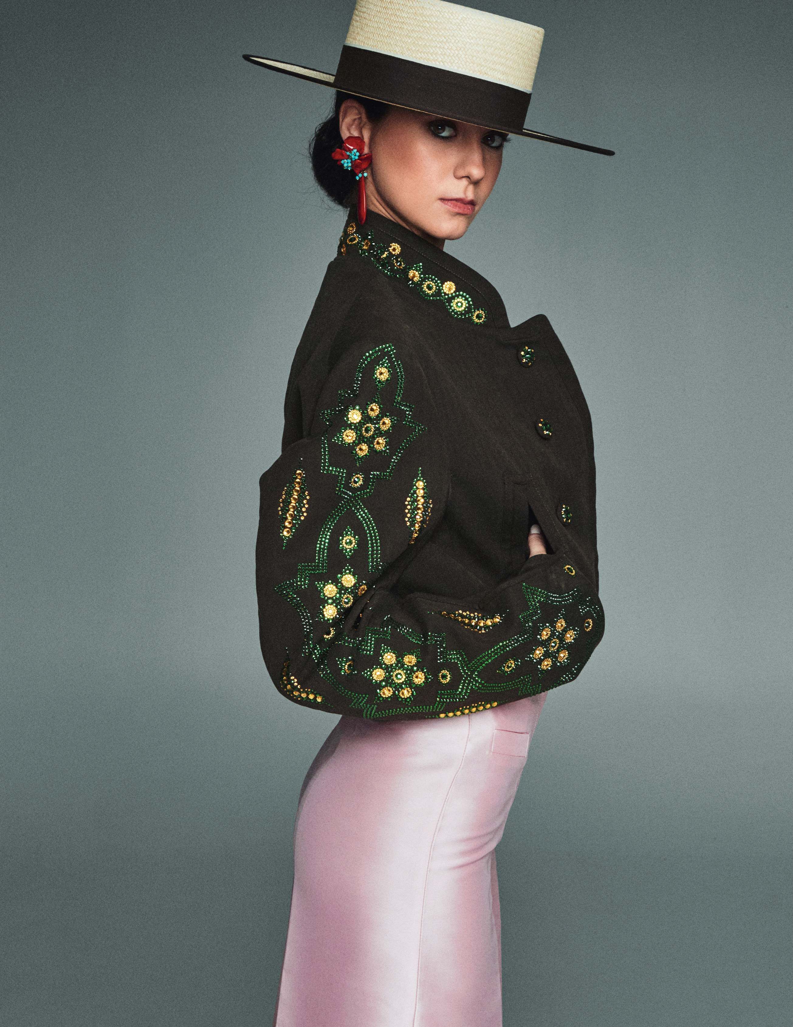 Victoria Federica en la sesión de fotos.