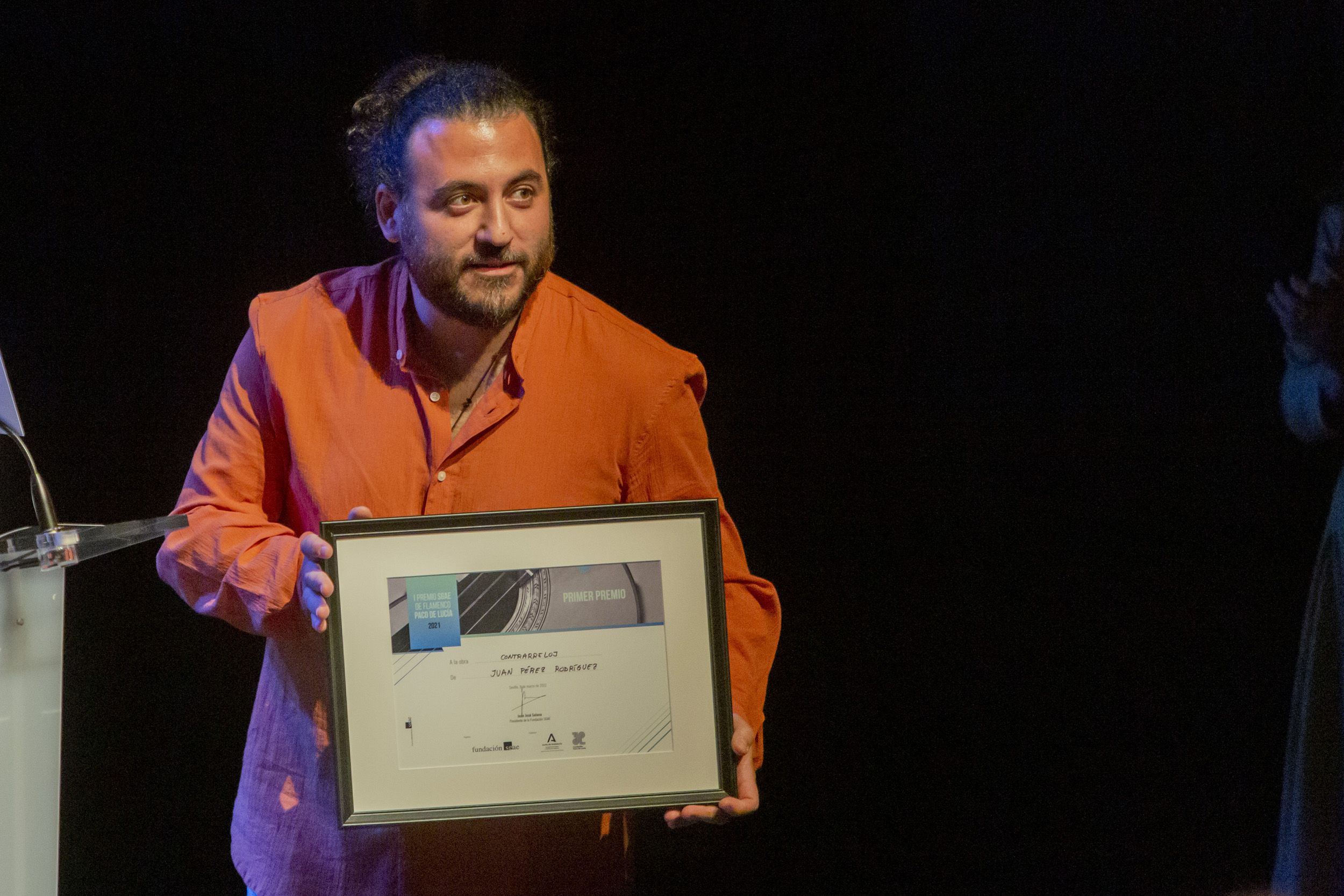 'Contrarreloj' de Juan Pérez Rodríguez, I Premio SGAE de Flamenco.