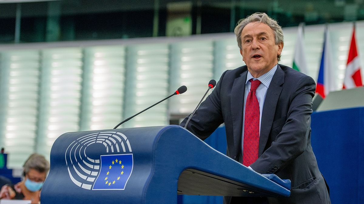 Hermann Tertsch, en el Parlamento europeo.