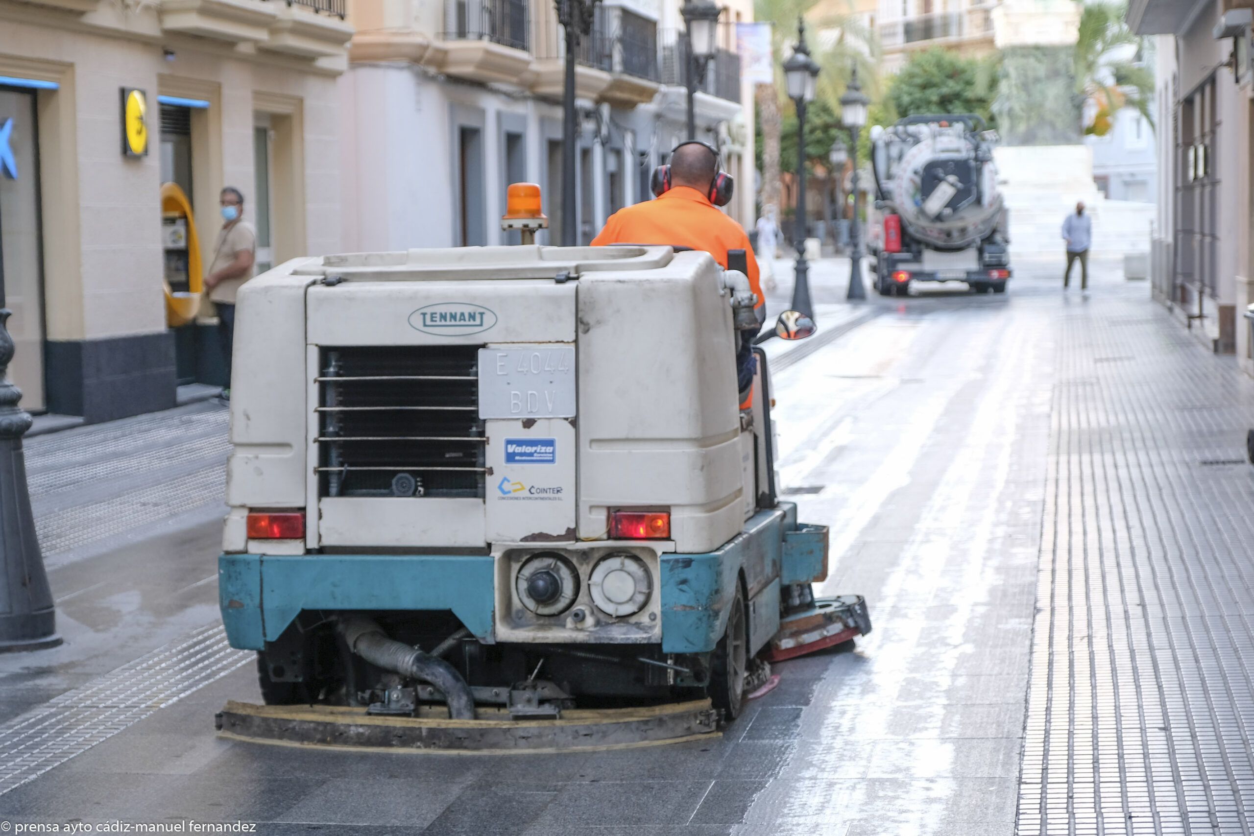 Imagen de archivo de uno de los vehículos de limpieza de Cádiz.