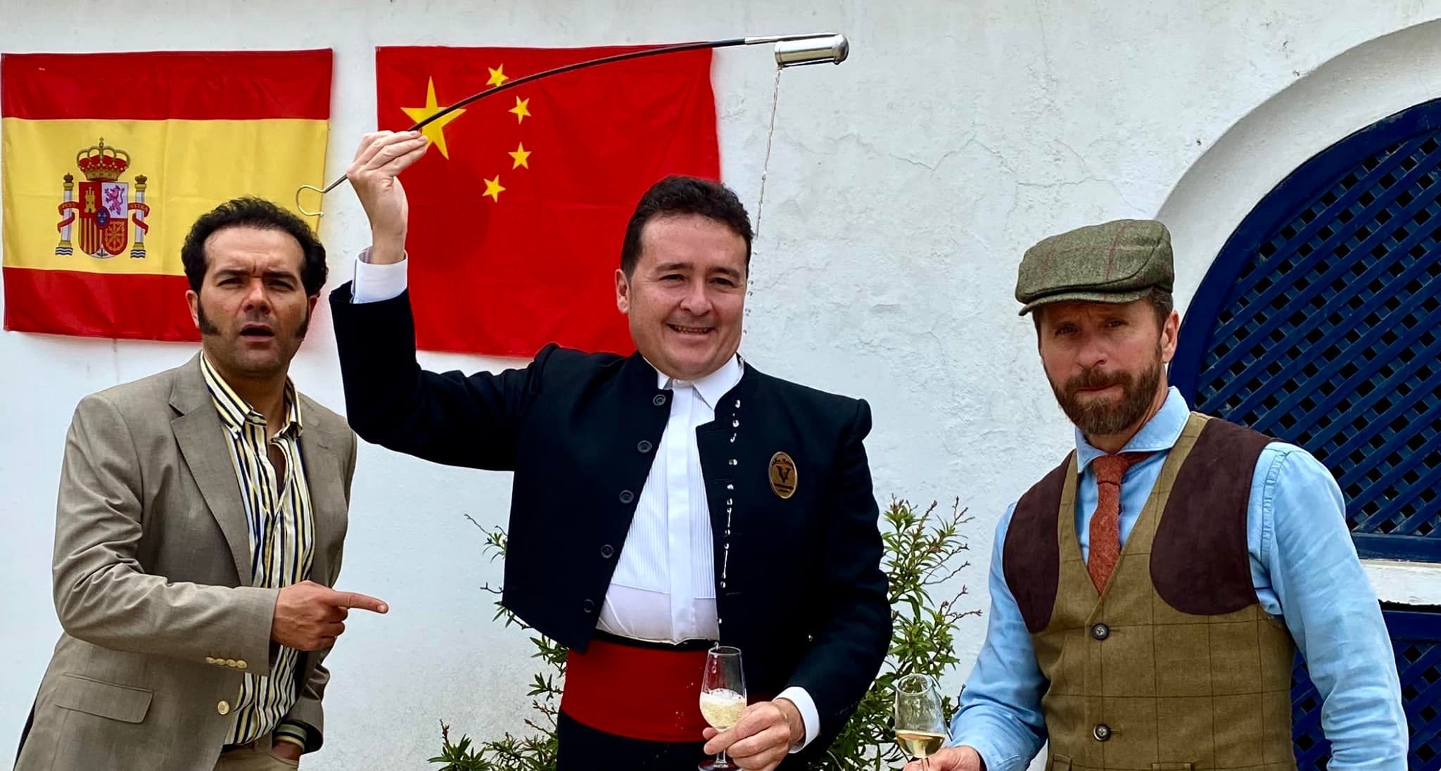 Jesús Rubiales, junto a Alfonso Sánchez y Alberto López, en 'El mundo es vuestro'.