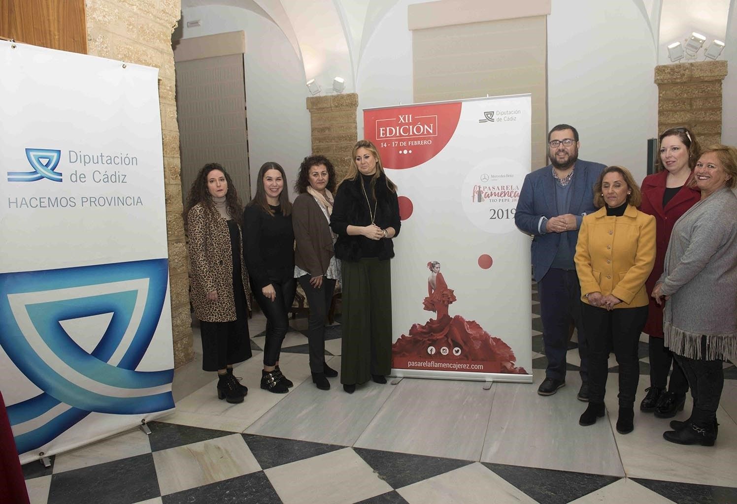 La Diputación apoya la Pasarela Flamenca Jerez Tío Pepe con una apuesta por los jóvenes talentos.