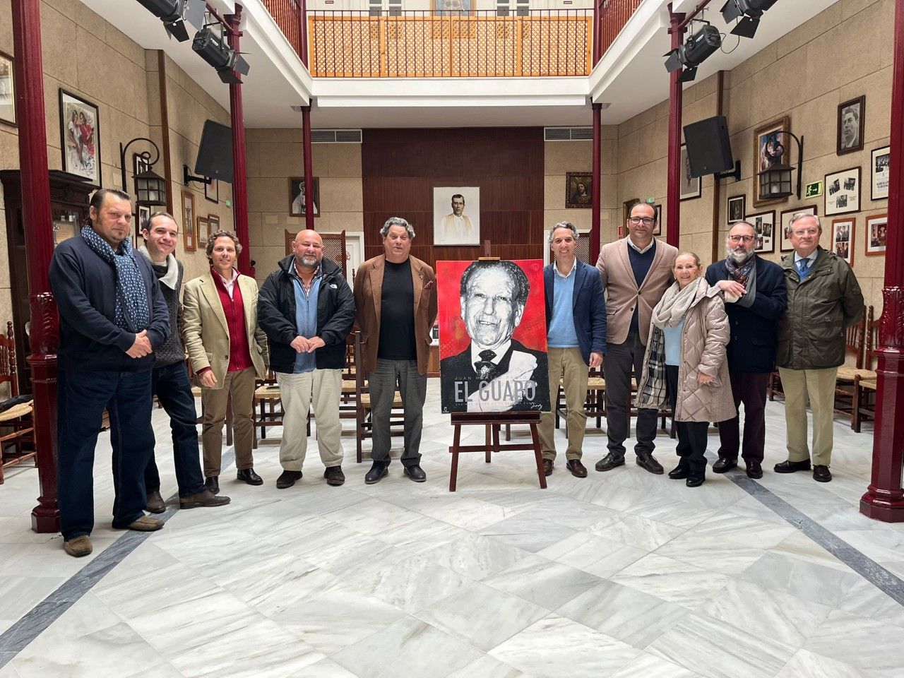Homenaje en Santiago al primer Saetero Mayor de Jerez, Juan Romero Pantoja 'El Guapo'. En la imagen, acto de presentación. FOTO: CÁTEDRA DE FLAMENCOLOGÍA.