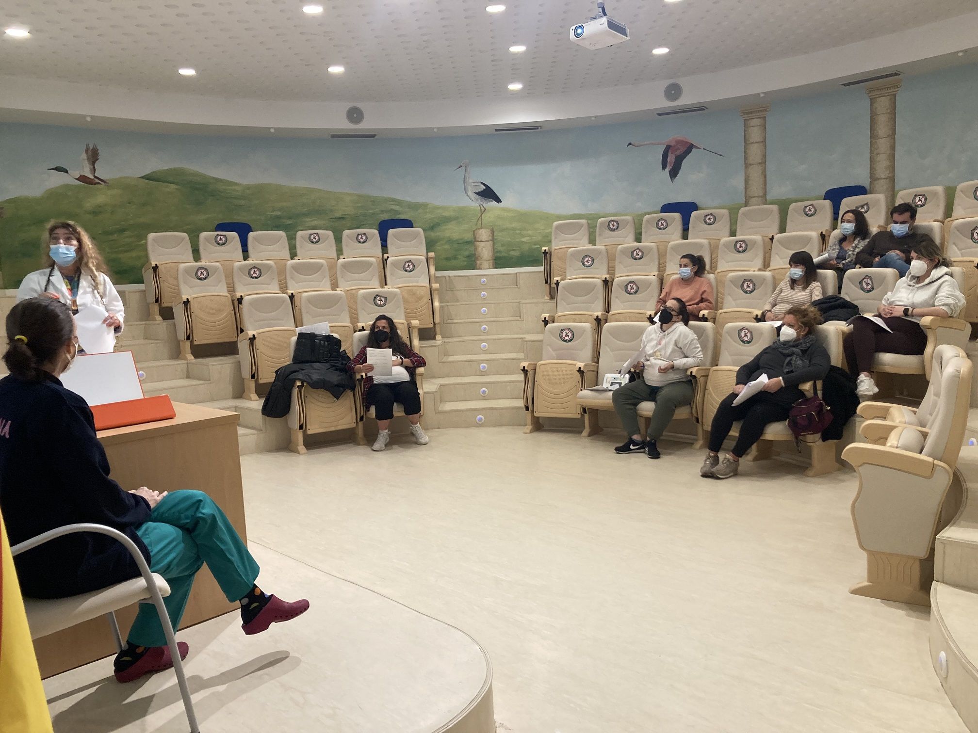 Foro embarazadas en el Hospital Universitario de Jerez.