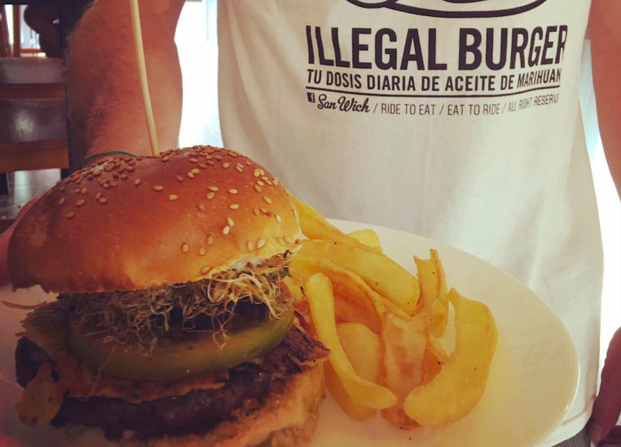 La 'illegal burger' de San Wich. FOTO: SAN WICH. 