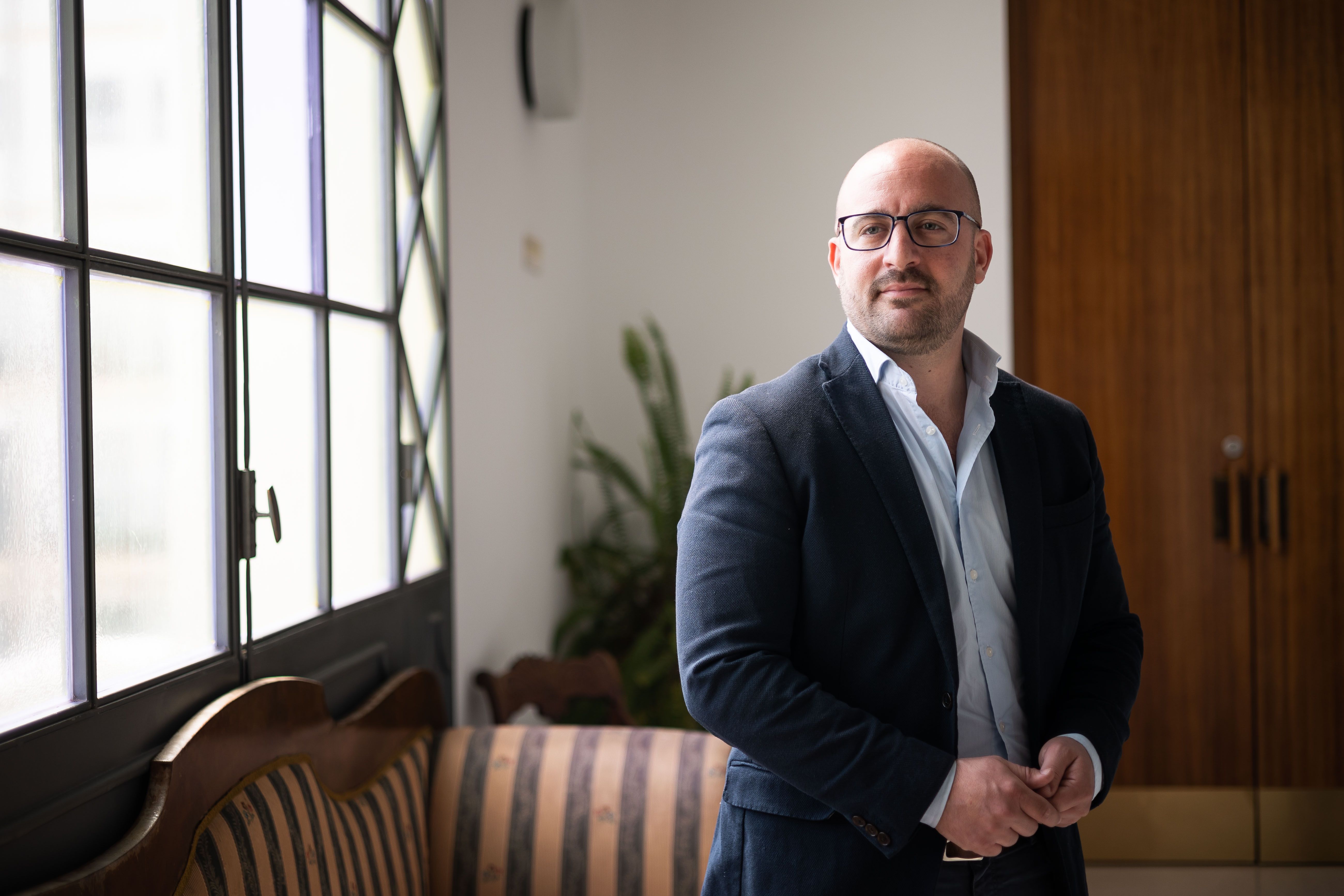 Germán Beardo, alcalde de El Puerto, en una entrevista reciente con lavozdelsur.es.