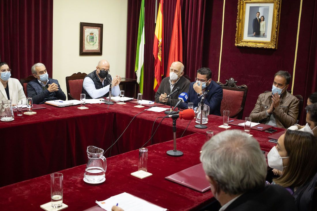 Jorge Rodríguez, en el pleno que anunció su renuncia.