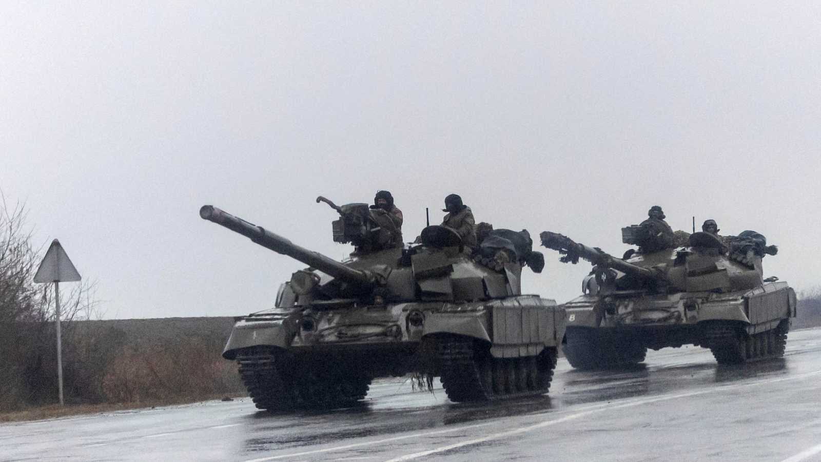Imagen de las tropas rusas en Ucrania.