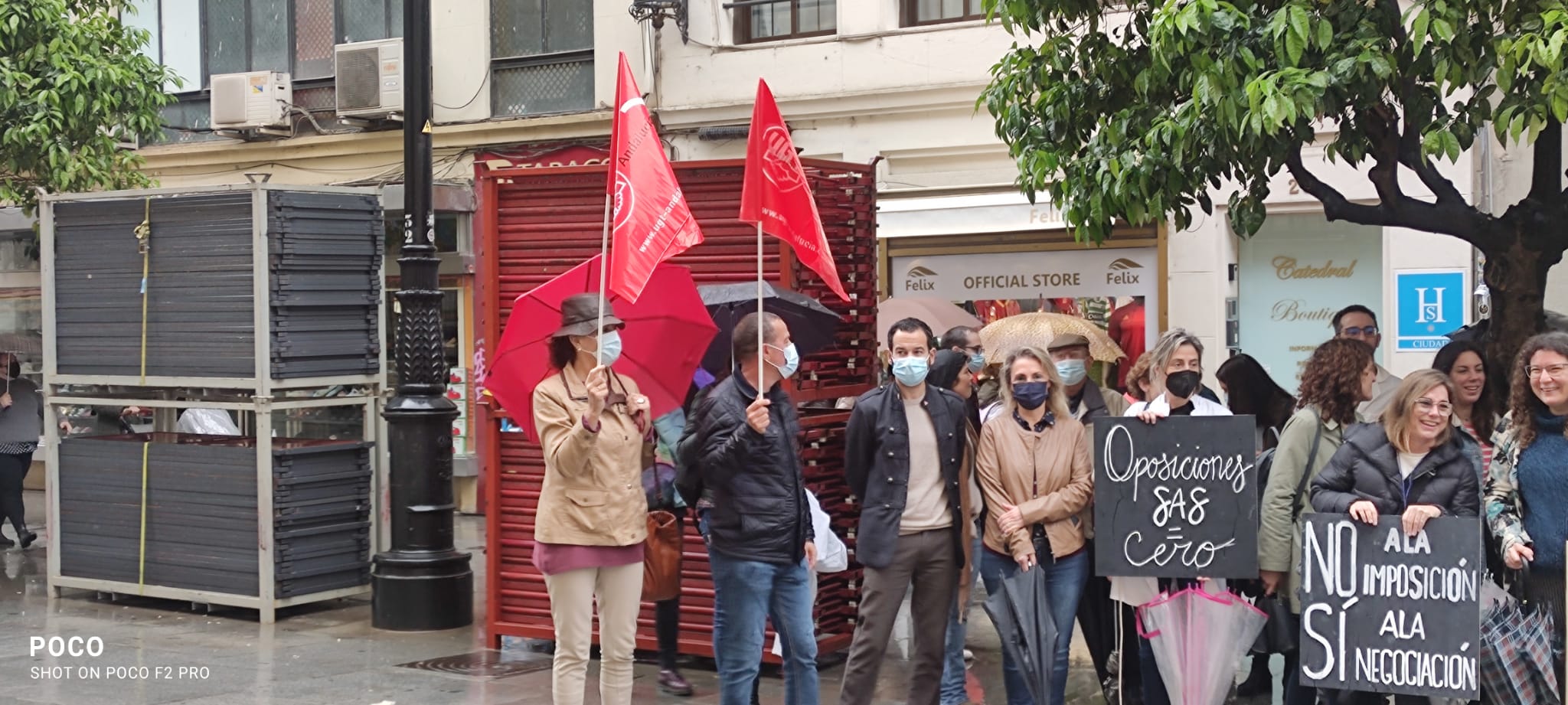 Concentración de psiquiatras en Sevilla.