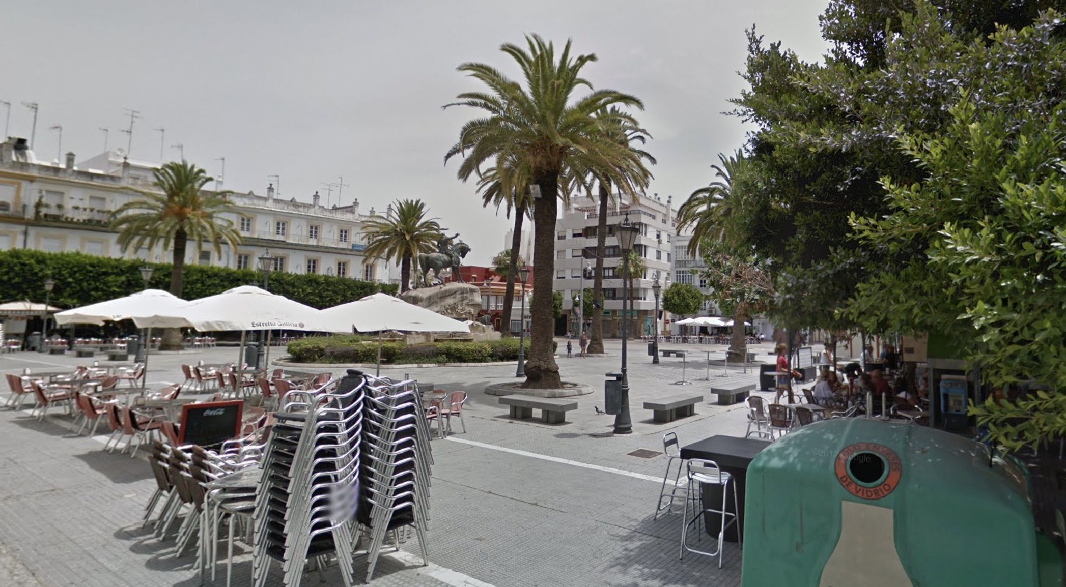 Plaza del Rey, en San Fernando, en una imagen de Google Maps.