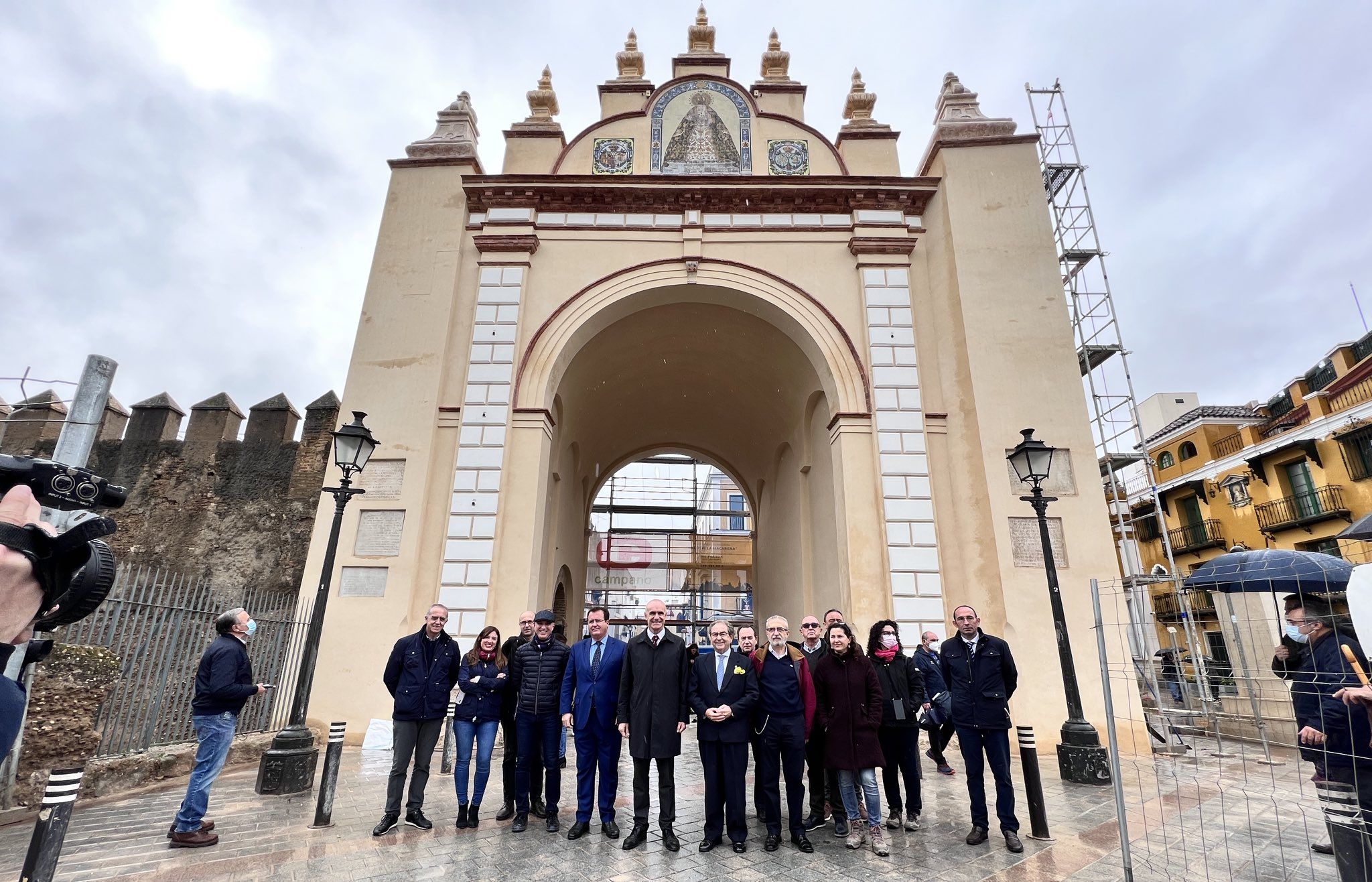 La nueva imagen del Arco de la Macarena.