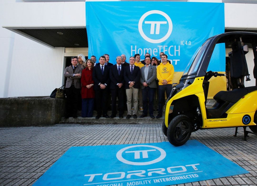 Torrot presenta en Cádiz su HomeTECH. FOTO: TORROT. 