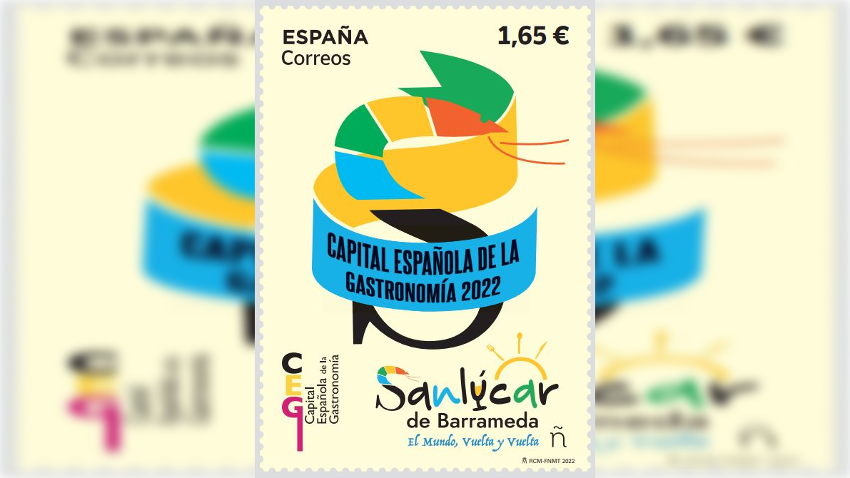 El langostino de Sanlúcar, nuevo sello de Correos en homenaje a la Capital Gastronómica
