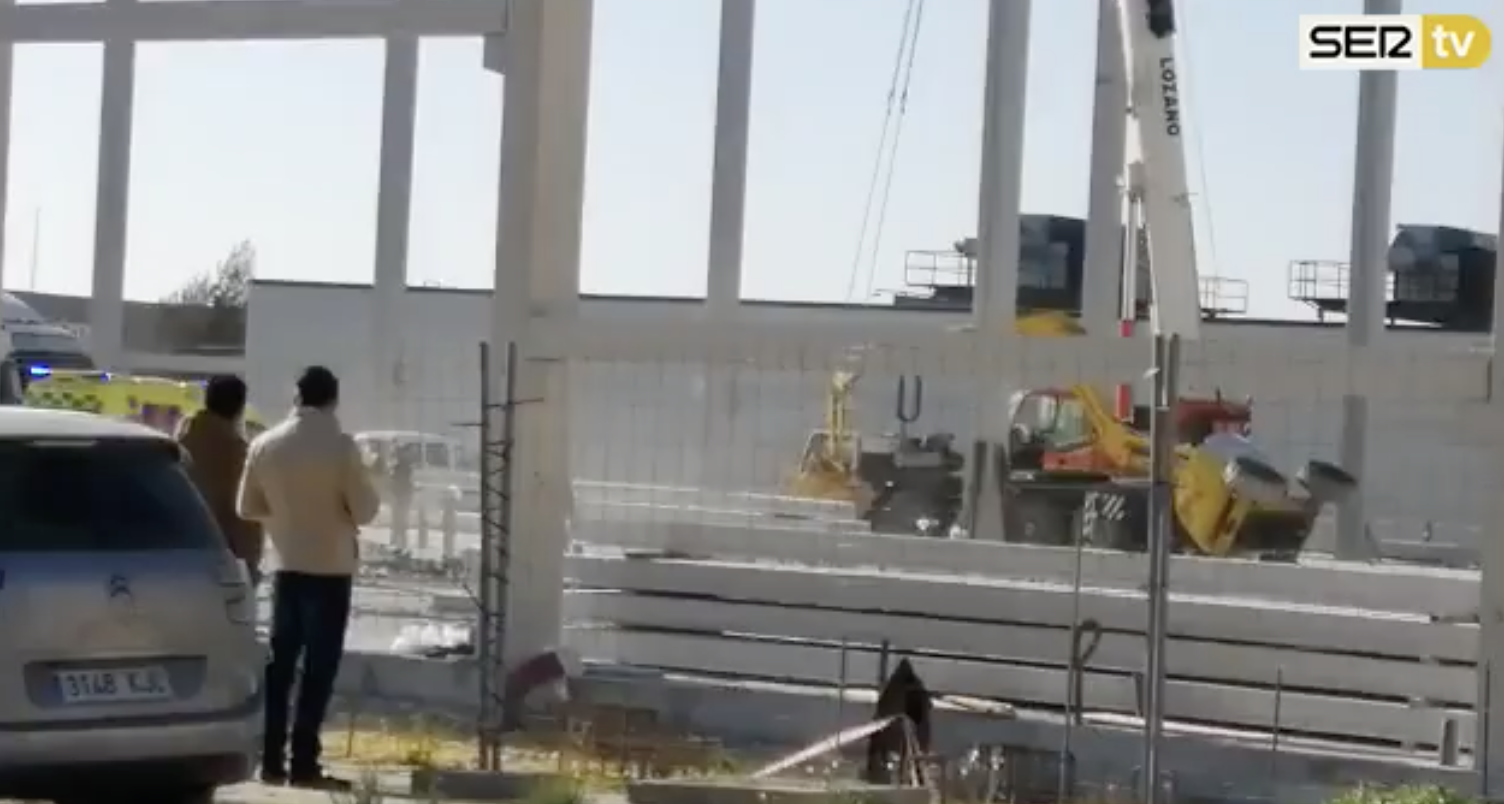 Lugar donde se produjo el fatal siniestro. IMAGEN: SER TV