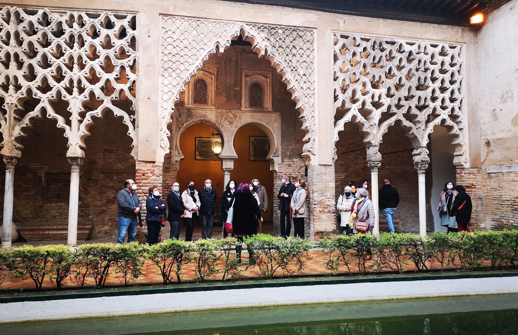 Visitantes en el Real Alcázar de Sevilla, en una imagen reciente.