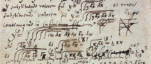 Manuscritos de Leibniz.