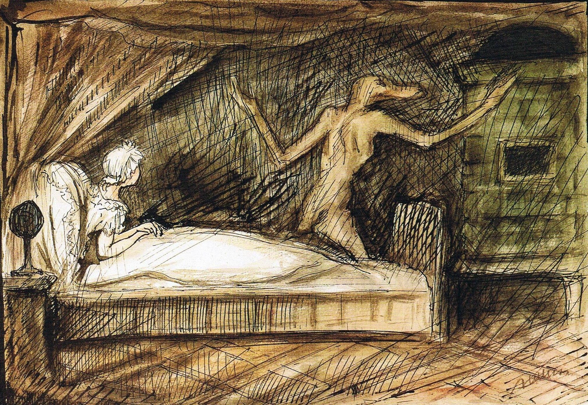 'El fantasma de la habitación', de Alfred Kubin. 