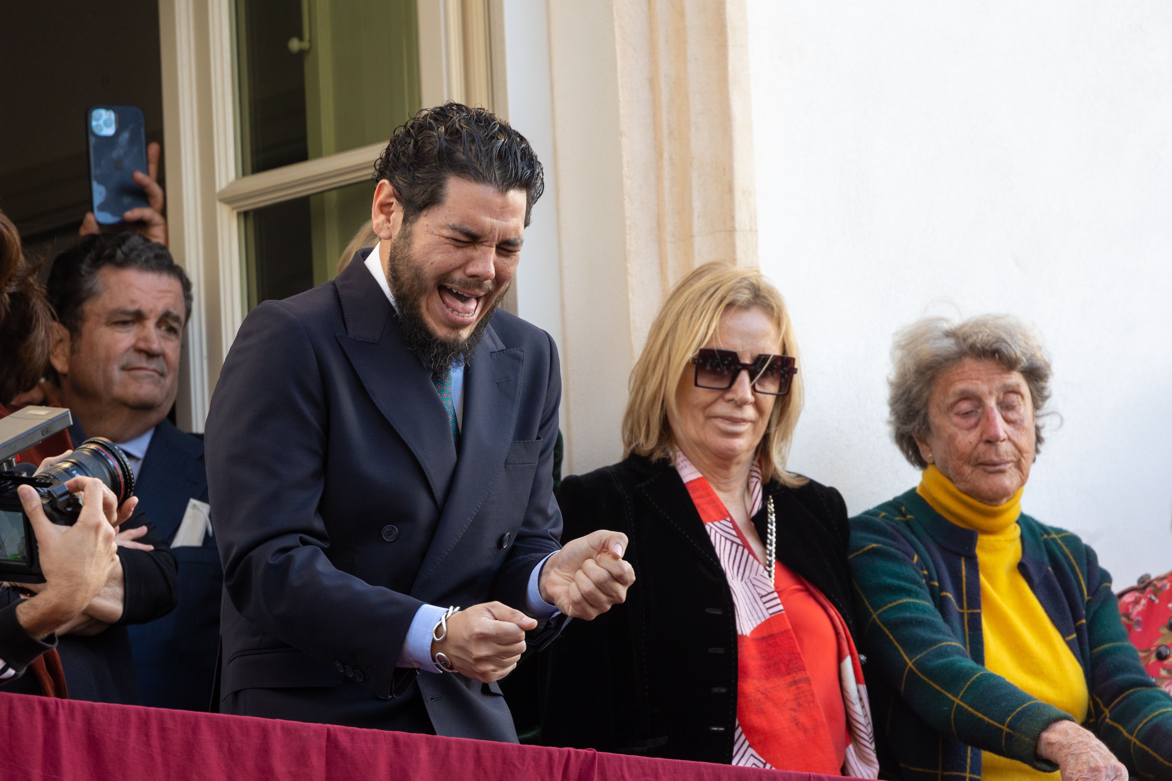 Programados los espectáculos del verano en los Claustros de Santo Domingo en Jerez. En la imagen, Rafael 'El Zambo' cantado una saeta en Semana Santa.  
