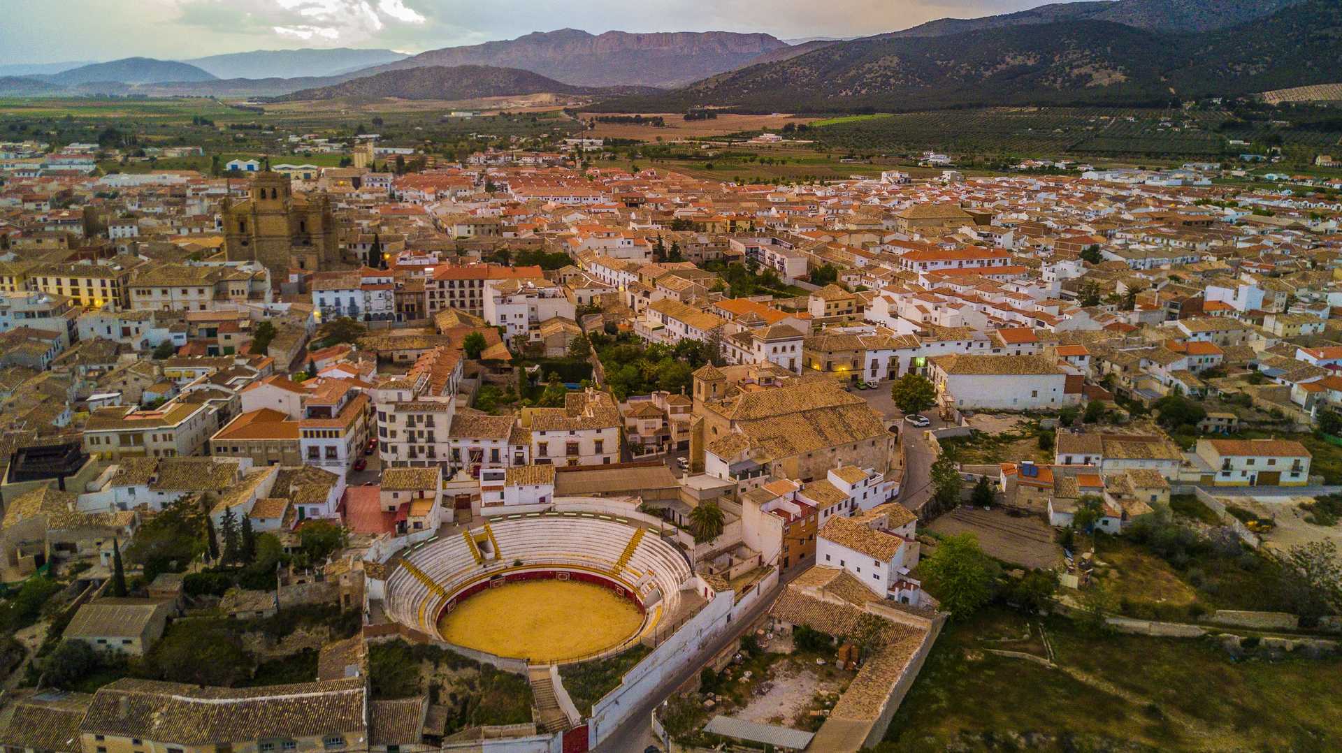 Vista de Huéscar, en Granada.