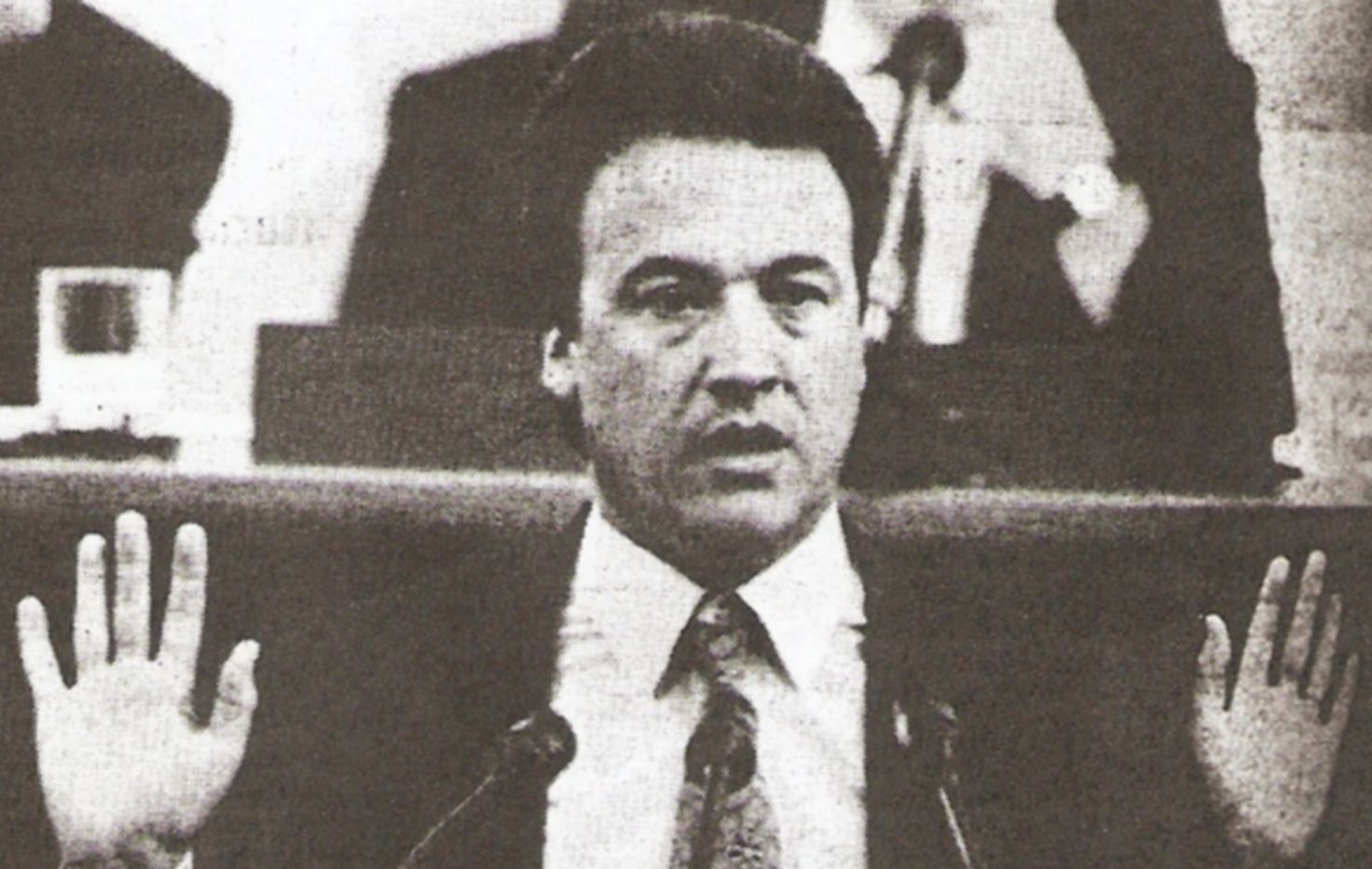 Pacheco en una fotografía de los años 80.