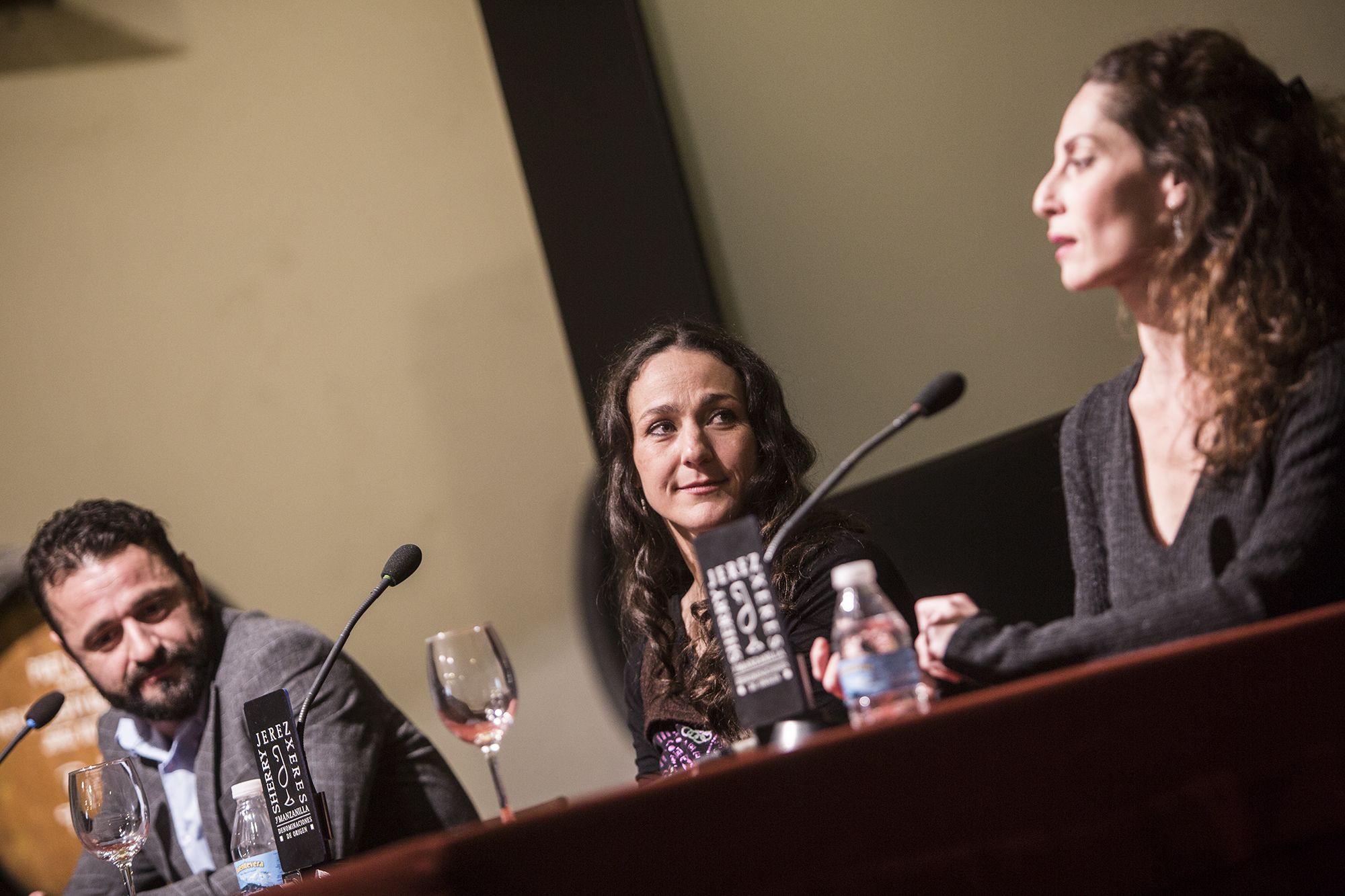 Rueda de prensa de Concha Jareño y Cristian Lozano. Javier Fergo para Festival de Jerez