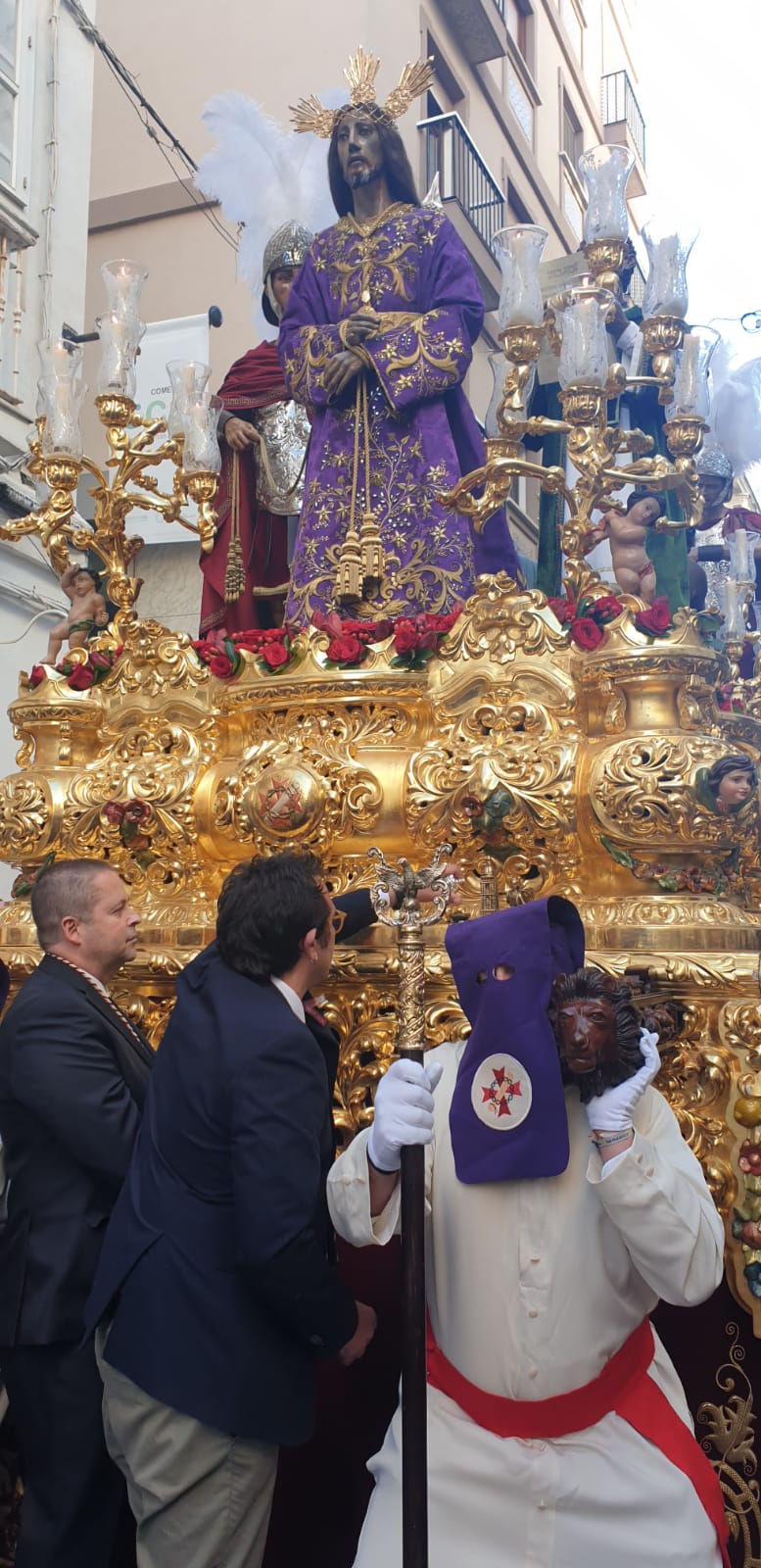 José María González 'Kichi' durante esta Semana Santa.