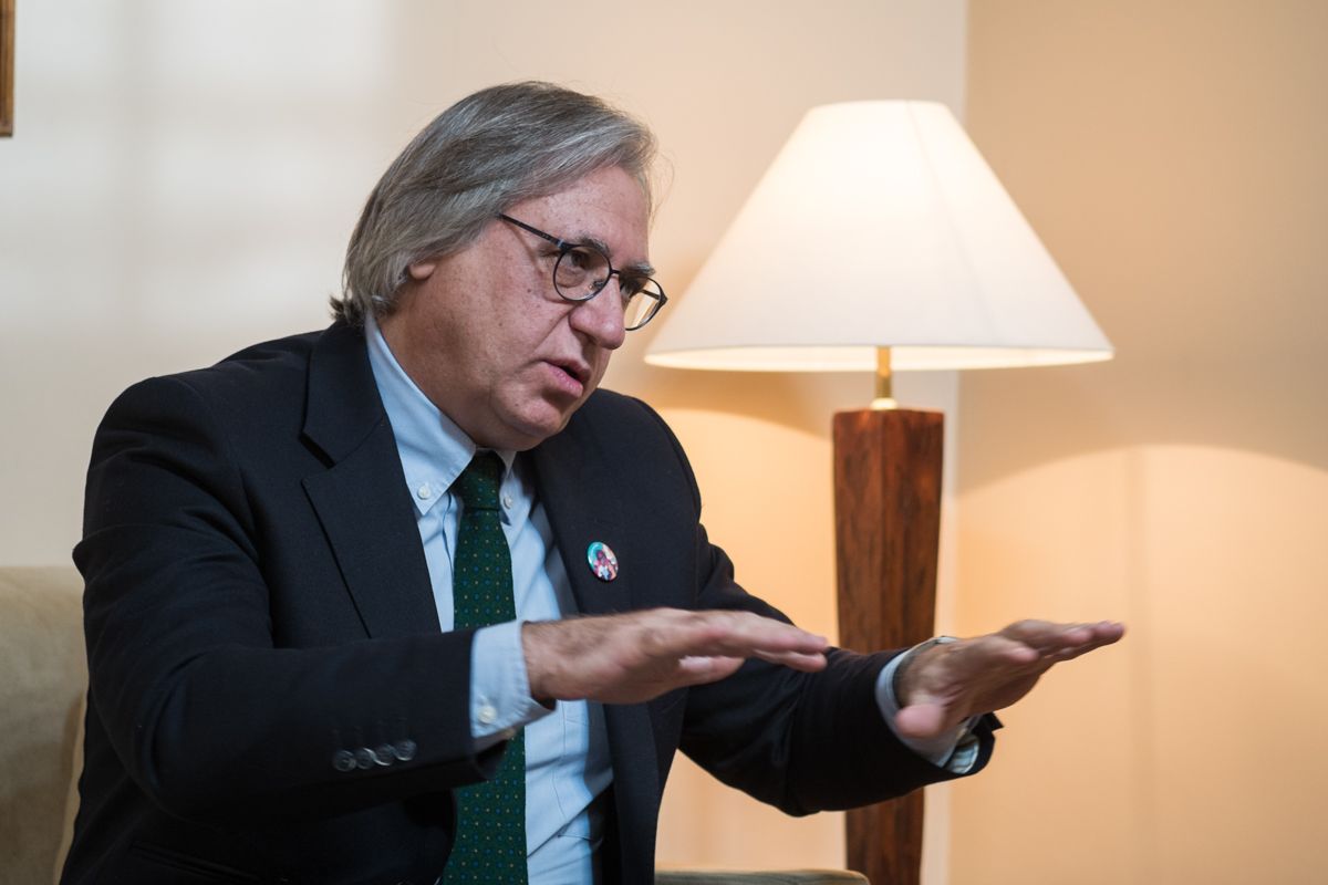 Camas, en una entrevista reciente con lavozdelsur.es. FOTO: MANU GARCÍA