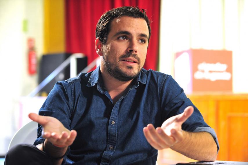 Alberto Garzón en una entrevista realizada por lavozdelsur.es hace unos años durante una visita a Jerez. FOTO: CRISTÓBAL ORTEGA.