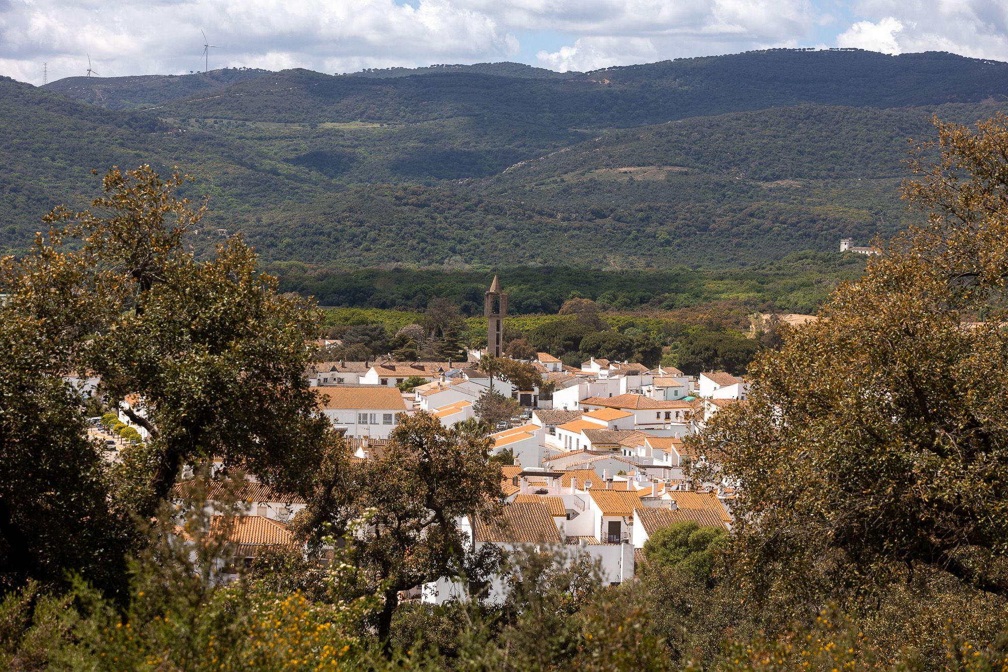 Vista del pueblo nuevo desde el Cerro del Moro.