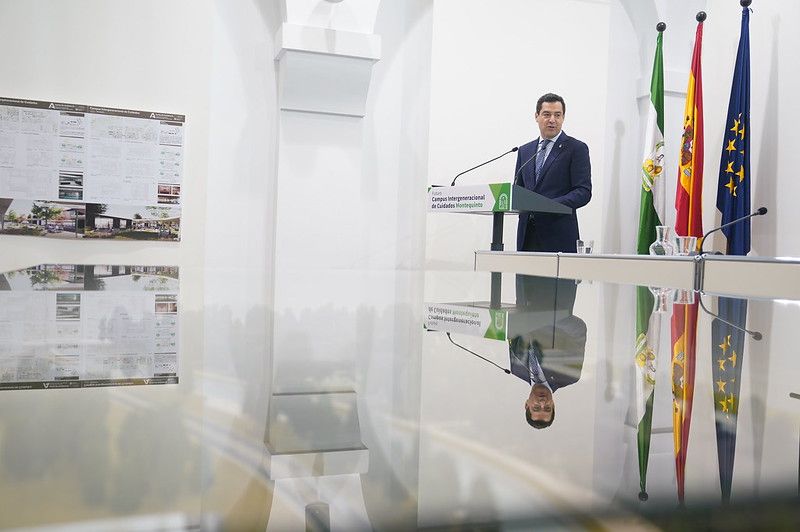 El presidente andaluz, Juan Manuel Moreno, está a punto de convocar elecciones.