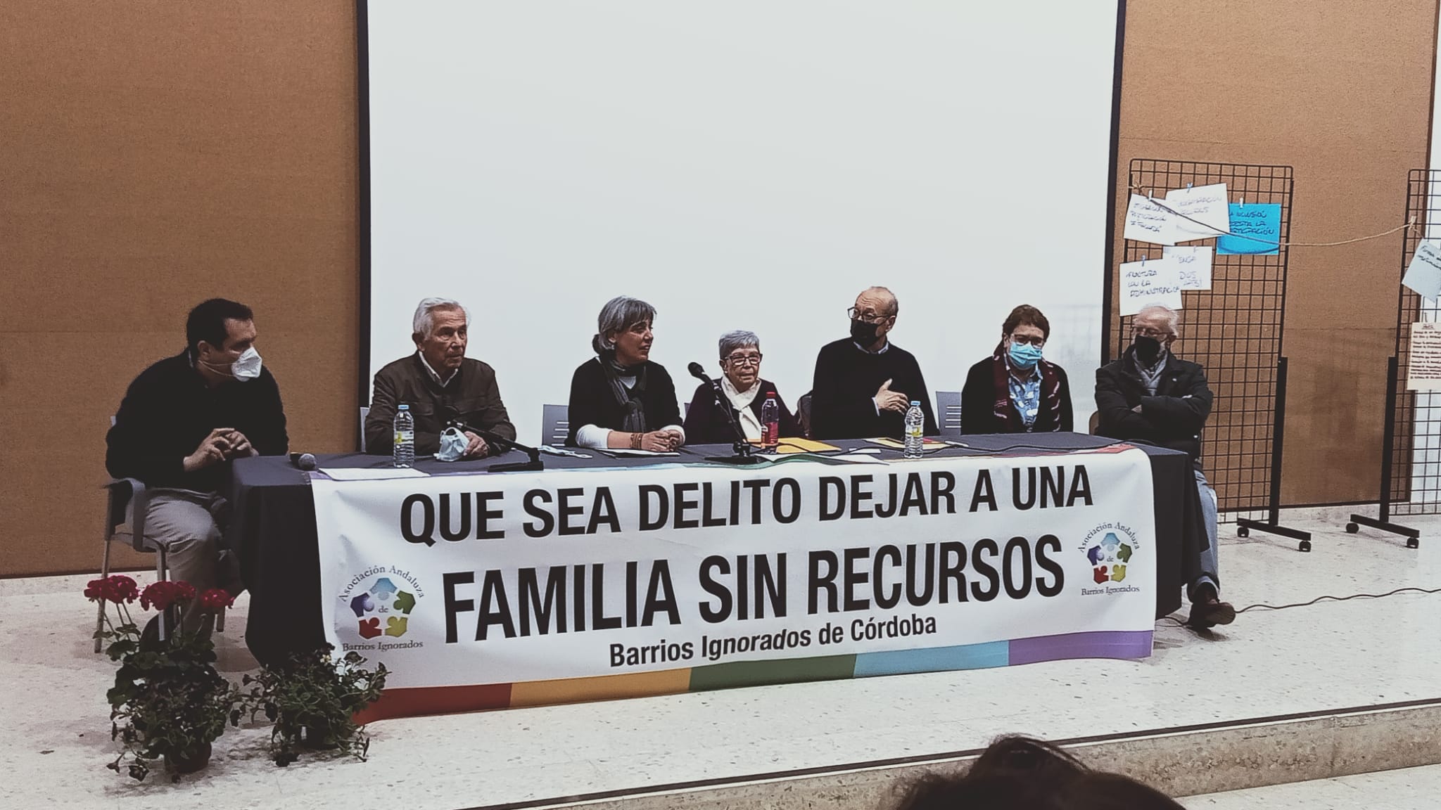 Presentación de la jornada de barrios ignorados celebrada el pasado fin de semana en Córdoba.