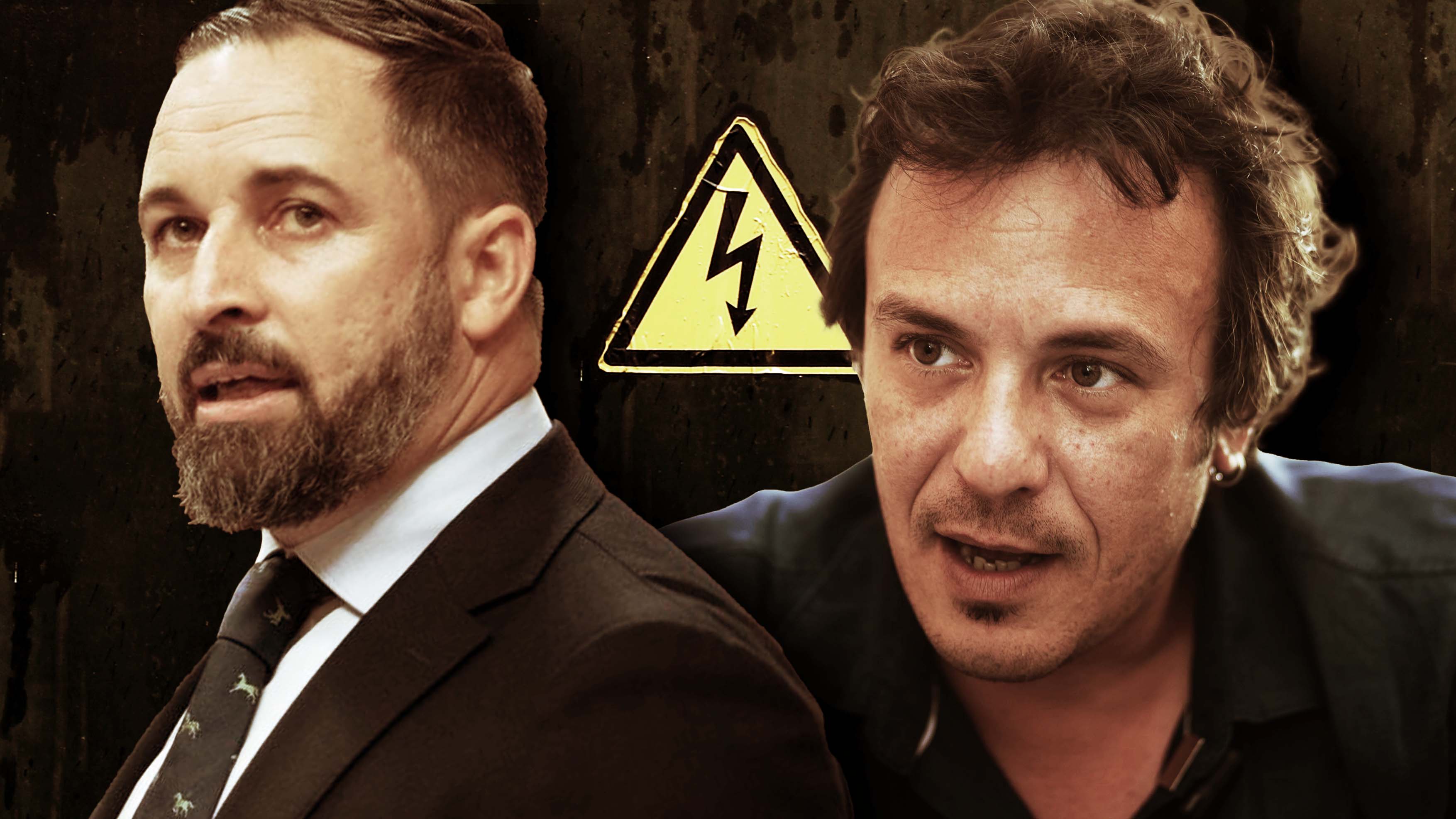 Abascal y 'Kichi', en un fotomontaje.