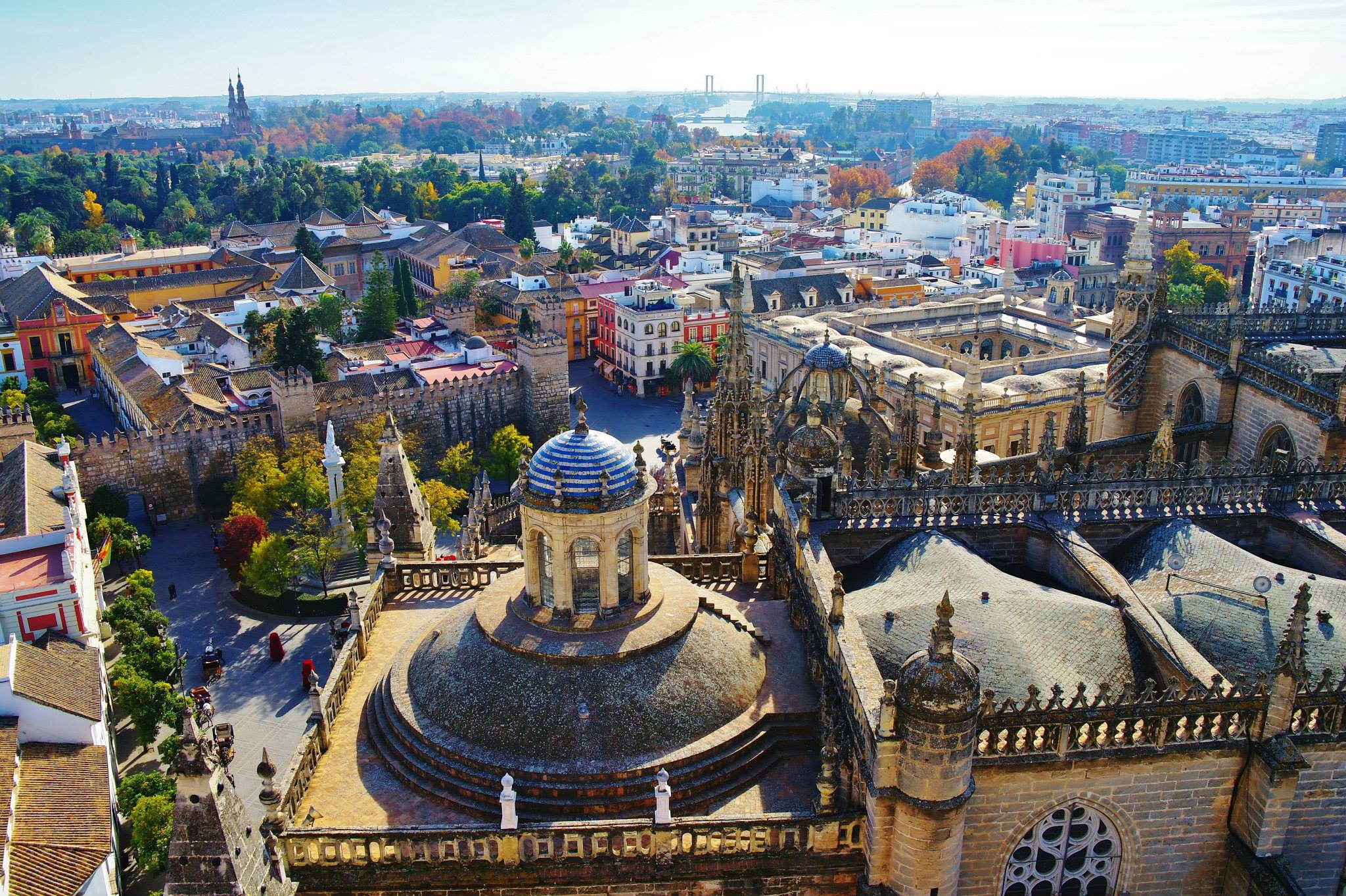 Una imagen aérea de Sevilla. FOTO: MARKUS MARSCHÄUSER. 