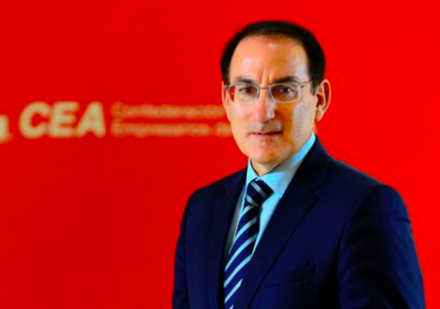 El presidente de la Confederación de Empresarios de Andalucía (CEA), Javier González de Lara, en una imagen de archivo. FOTO: CEA. 