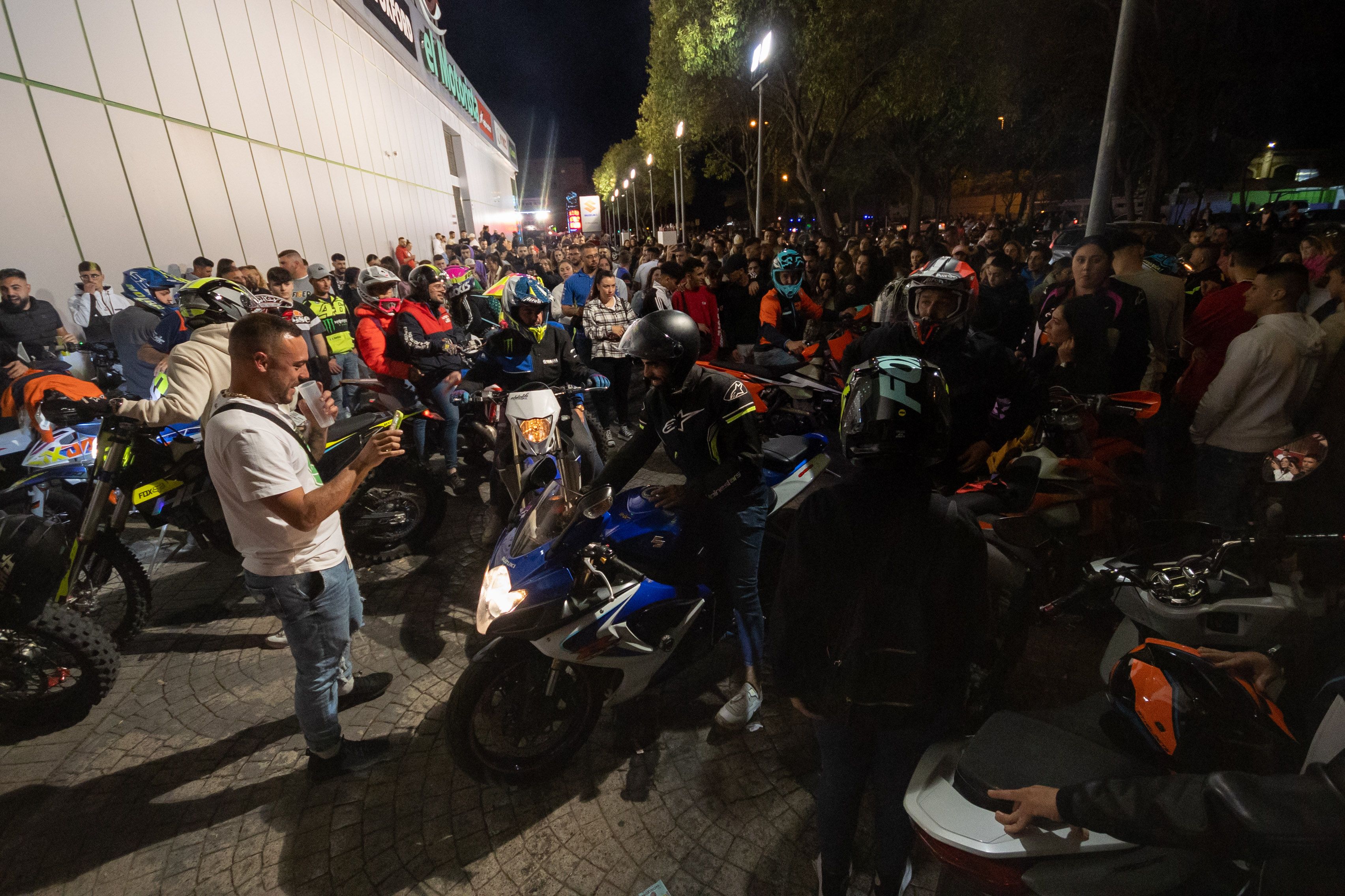 Imagen de archivo del ambiente motero durante el pasado Mundial de Motociclismo en Jerez.