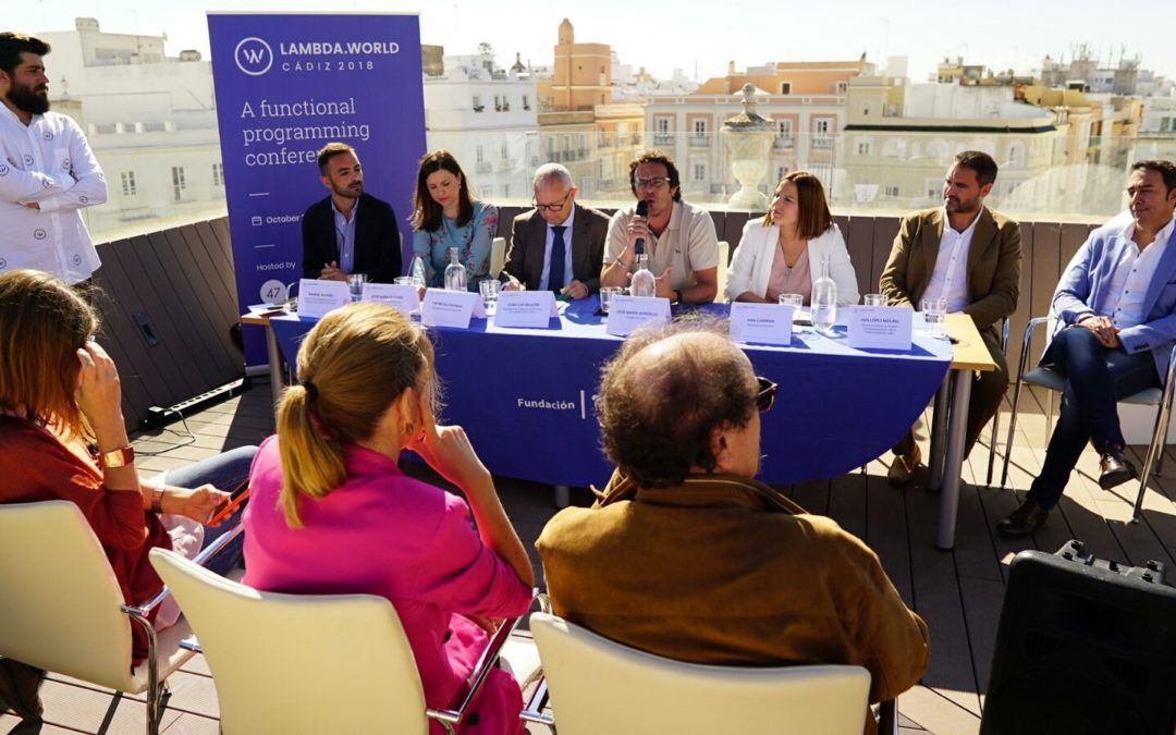 Presentación de Lambda World en Cádiz, en una imagen de la Fundación Cajasol.