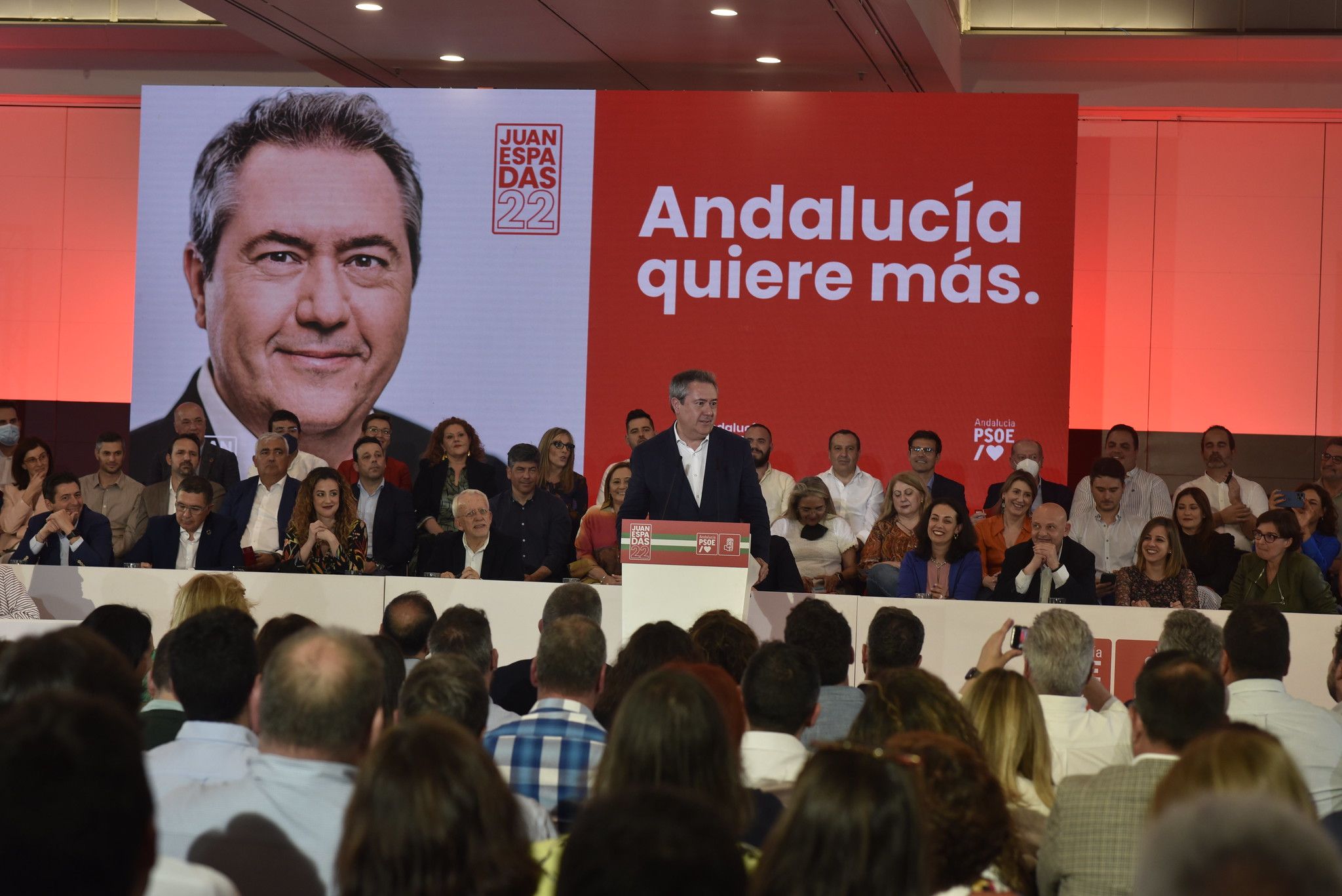 Juan Espadas, este pasado viernes, en el Comité Director del PSOE-A que ha validado las candidaturas para el 19J.