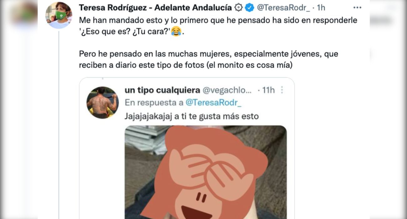 La denuncia realizada en redes por Teresa Rodríguez.