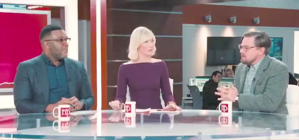 Leonardo DiCaprio en la escena de 'No mires arriba' doblada por Víctor Clavijo.