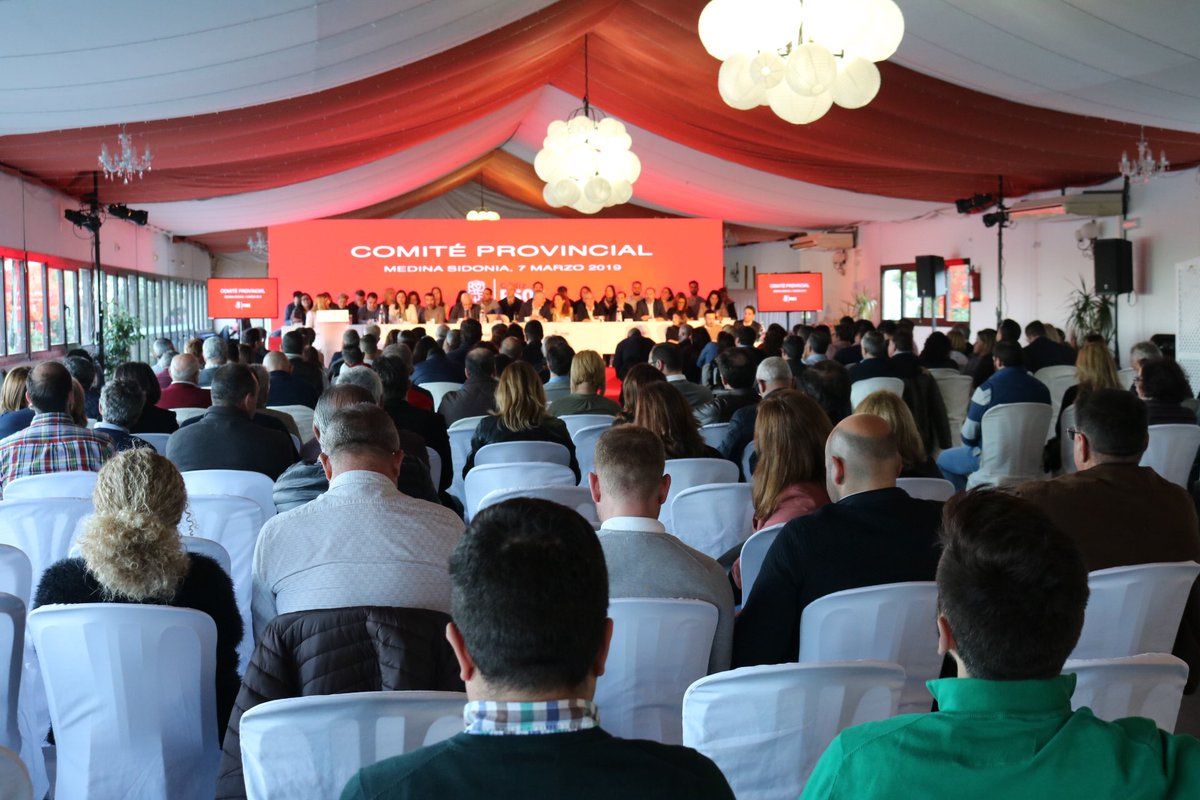 Un momento de la celebración del comité provincia. FOTO: PSOE de Cádiz