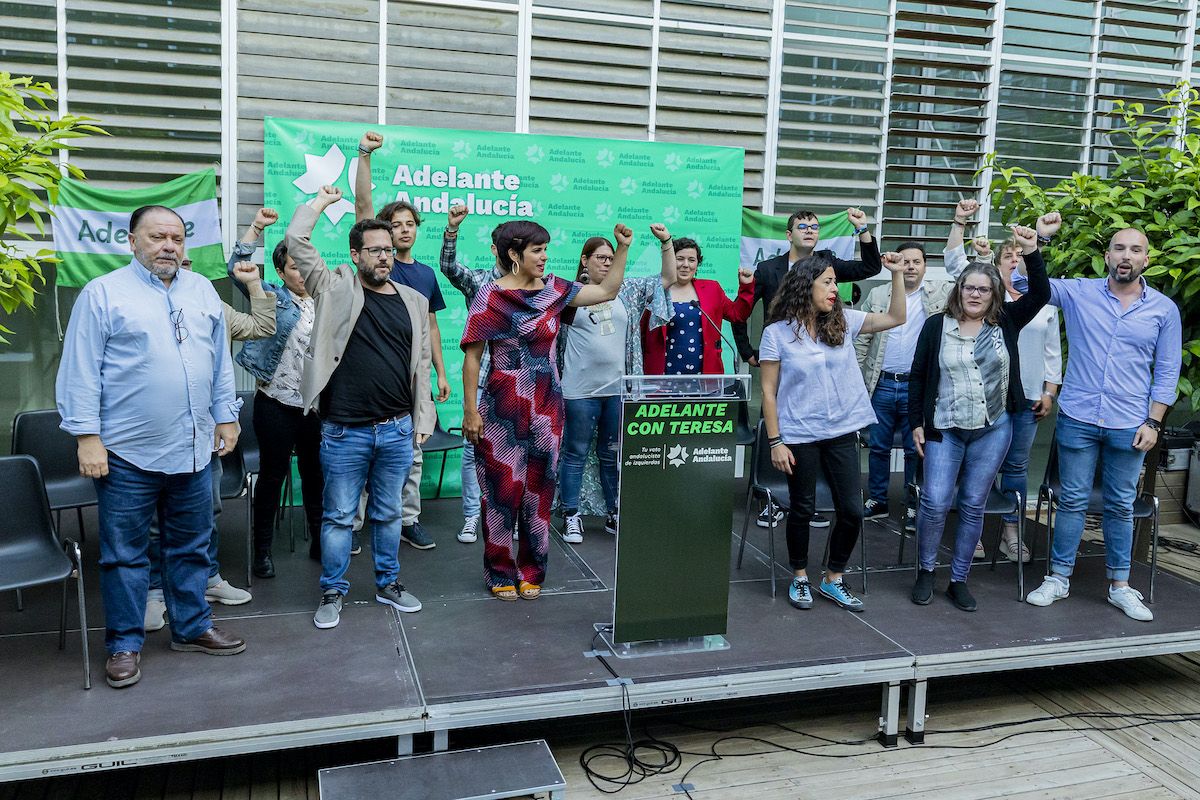 Teresa Rodríguez, con la lista de Adelante Andalucía por Cádiz.