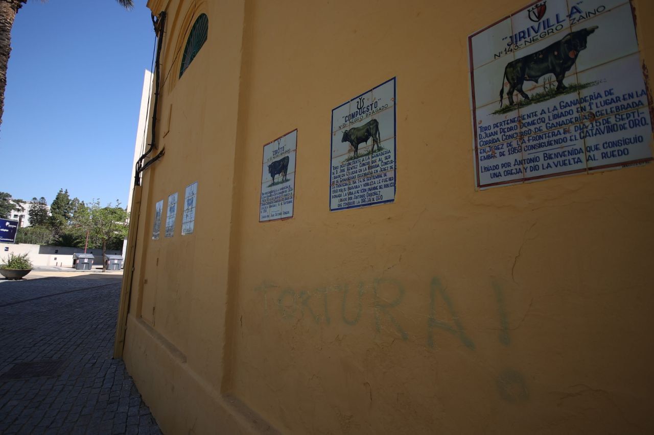  La plaza de toros de Jerez.