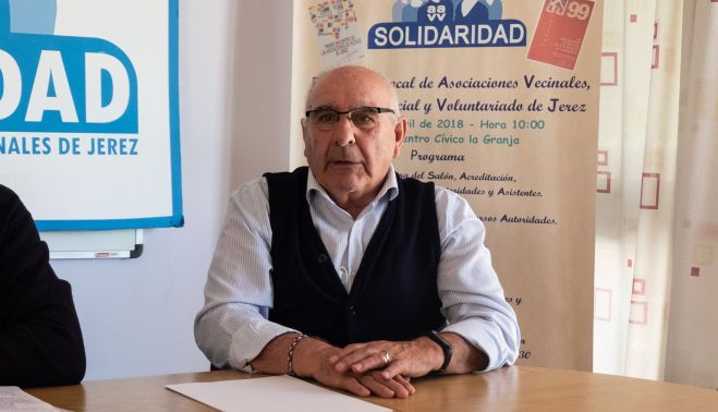Imagen de archivo de Pedro Garrido, ex tesorero de la Federación de Asociaciones de Vecinos Solidaridad tristemente fallecido.