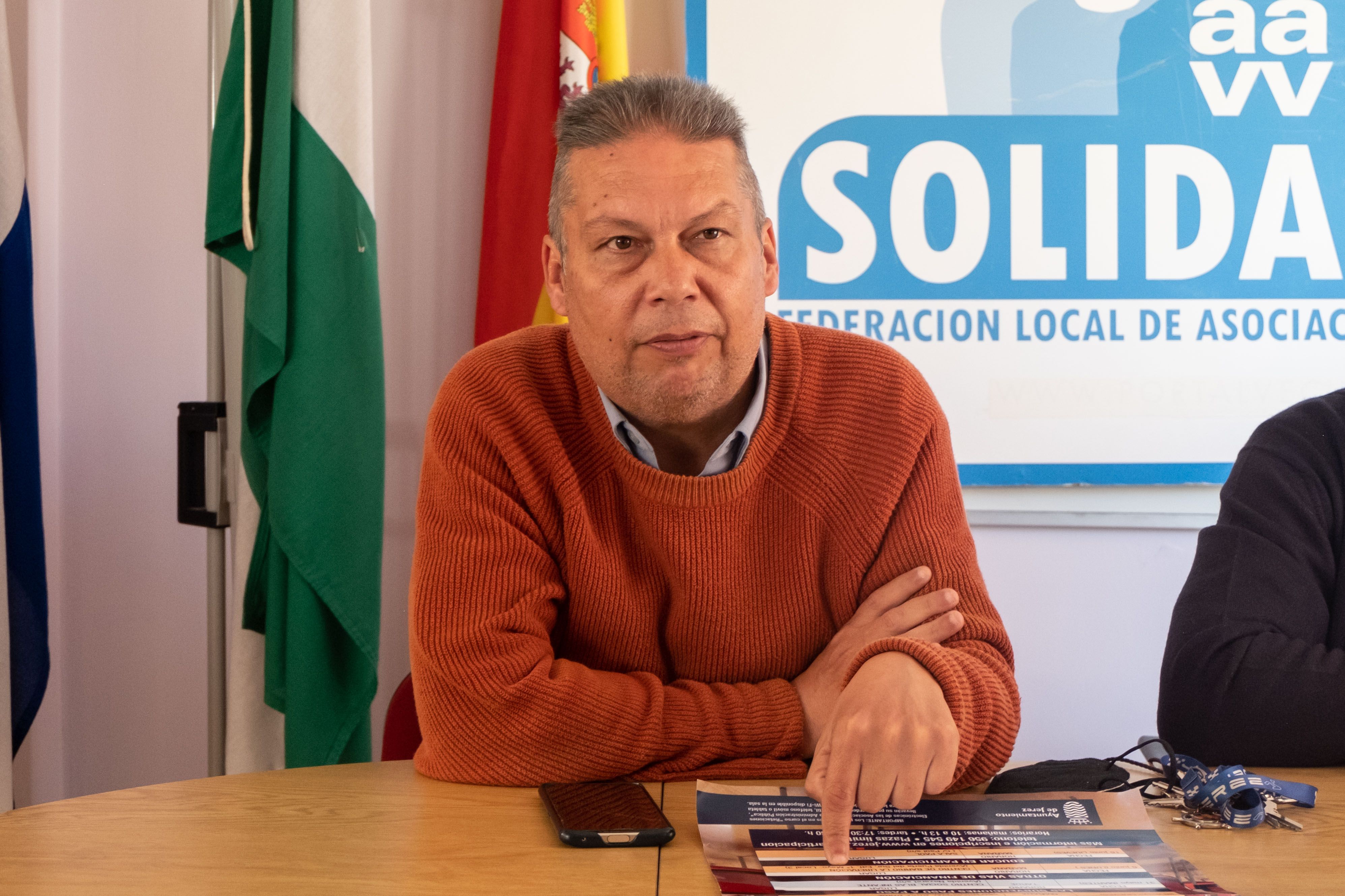 Imagen de archivo de Pedro García, secretario de Solidaridad tristemente fallecido.