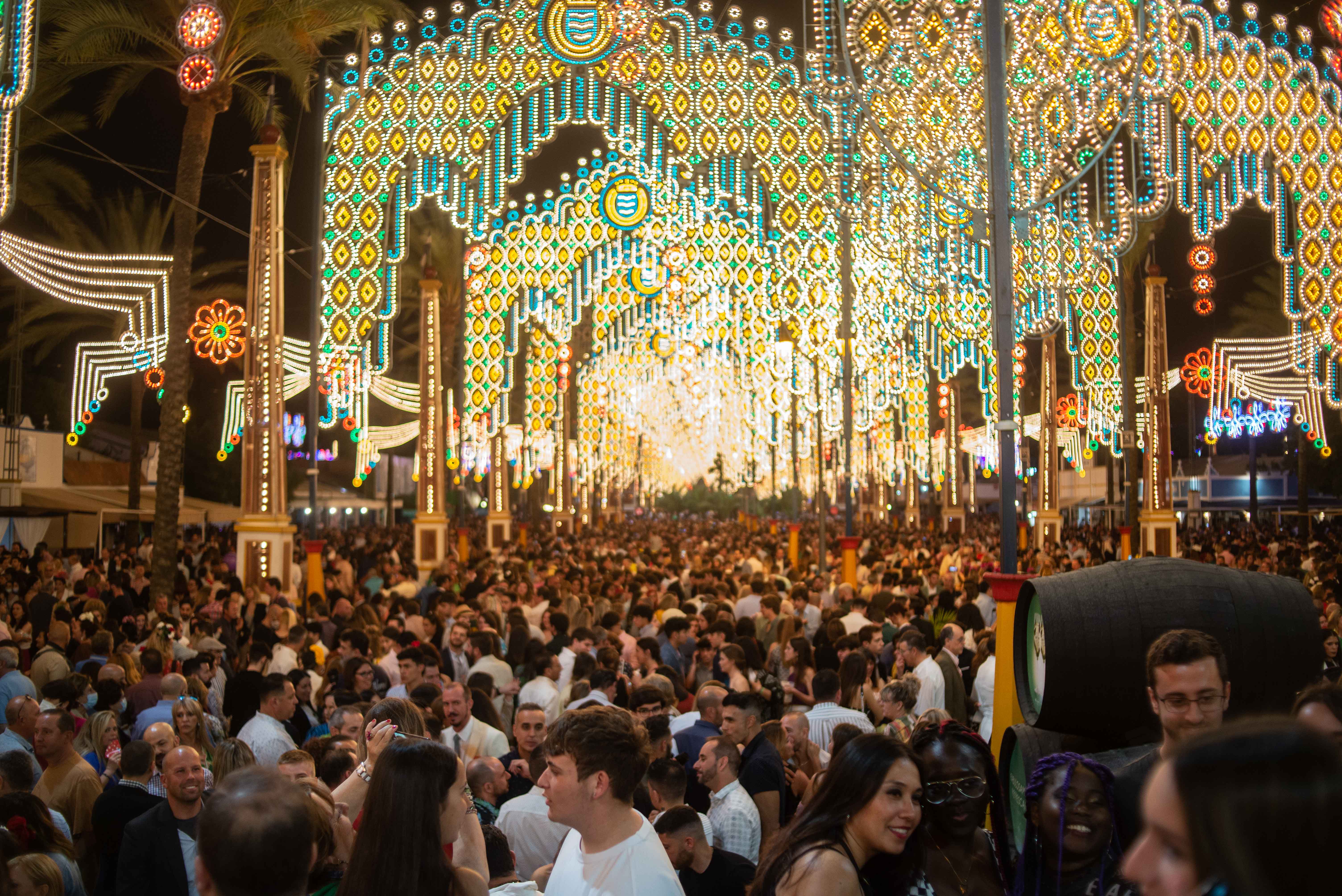Alumbrado de la Feria del Caballo.